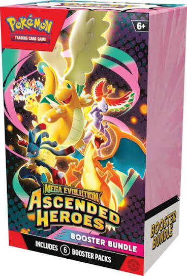 Pokémon TCG: Mega Evolution–Ascended Heroes Booster Bundle